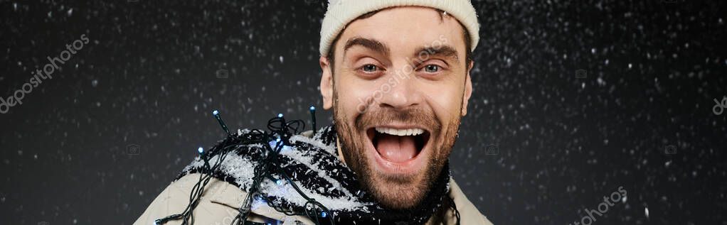 Porträt des stellvertretenden Obmanns der Initiative Bungerloch im Schnee